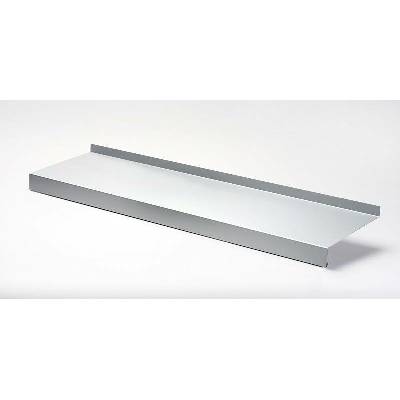 Parapet venkovní r.š.200mm - pozink Lakovaný RAL 9006 stříbrná s folií dl.2m
