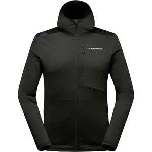 La Sportiva Мъжко поларено яке La Sportiva Chill Thermal Hoody Fleece jacket - Black / Chalk (005-6240-0311)