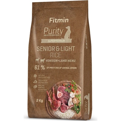 Fitmin Purity Rice Senior & Light Venison & Lamb 2 x 12 kg