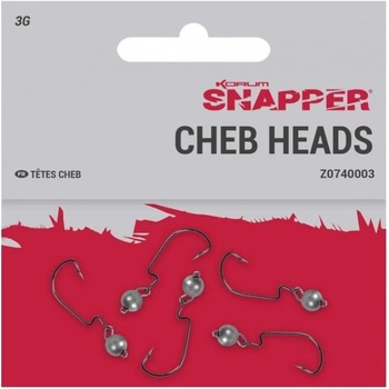 Korum Čeburaška Snapper Cheb Heads vel.1 10g 3 ks