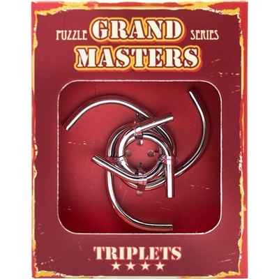 Kovový hlavolam Trojčata Grand Masters Triplets