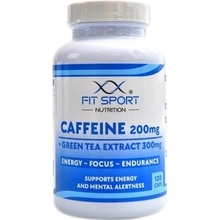 FitSport Nutrition Caffeine 200 + Green Tea Extract 300 120 kapsúl