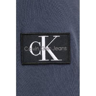 Calvin Klein Памучен суичър Calvin Klein Jeans в оранжево с качулка с апликация J30J323430 (J30J323430)