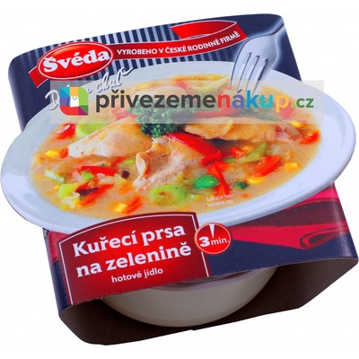 Švéda Kuřecí prsa na zelenině 340 g
