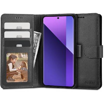 Кожен тефтер за Xiaomi Redmi Note 13 Pro Plus 5G от Tech-Protect Wallet - Черен (5906302300440)