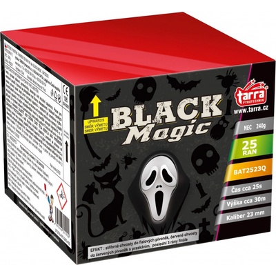 Baterie výmetlic BLACK MAGIC 25 ran Halloween 18 1 Čína BAT2523Q