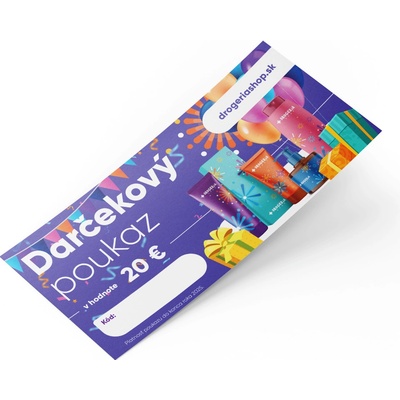 Narodeninový darčekový poukaz Hodnota: 20 €