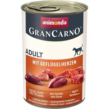 Animonda GranCarno® - Премиум консервирана храна за израснали кучета с пилешки сърца, без зърно, 800 гр. /2 пакета