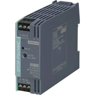 Siemens SITOP PSU100C 24 V/1,3 A sieťový zdroj na montážnu lištu (DIN lištu) 24 V/DC 1.3 A 30 W Počet výstupov:1 x Obsah
