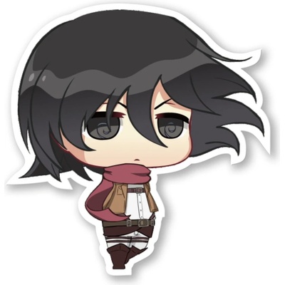 Attack on Titan Samolepka Mikasa Ackerman