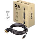 Club 3D Кабел Club 3D - CAC-1512 (USB-C Gen 1 към VGA, 5 м) (CAC-1512)