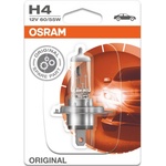 OSRAM Автомобилна крушка Osram OSRA64193BLI1, 60/55W, 1650/1000lm, H4, P43t, халогенна, 1 брой в опаковка (OSRA64193BLI1)