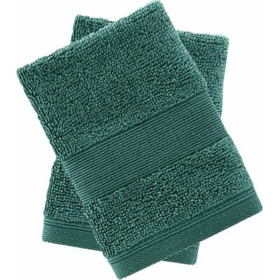 Catherine Lansfield ručník zelená dark 2 ks 30 x 30 cm