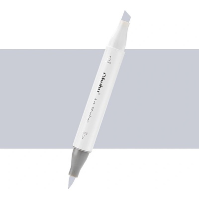 Lihová fixa OHUHU oboustranná Brush & Chisel, Cool Grey 05 (BG050)