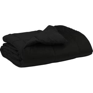 Pure Line Home Всесезонна олекотена завивка Soft Duo All Season от микрофибър, черна