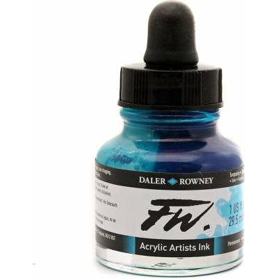 Daler-Rowney FW artist akrylový tuš 29,5 ml turquoise