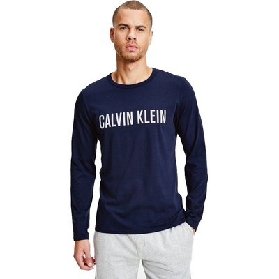 Calvin Klein pánské tričko dlouhým rukávem NM1958E 8SB Tmavě modré