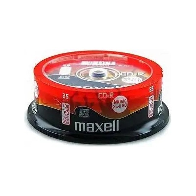 Maxell CD-R Music XL-II MAXELL, 700MB, 80 min, 25 бр (ML-DC-CDRMUS-25)