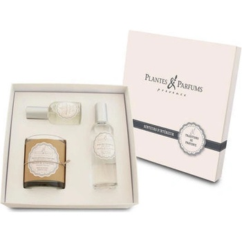 Plantes & Parfums Aroma Relax s levandulí Svíčka 180 g + Parfém do interiéru 100 ml + Polštářkový parfém 50 ml dárková sada