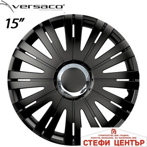 Versaco Тасове за джанти 15'' Versaco Active RC черни (56348) - steficenter