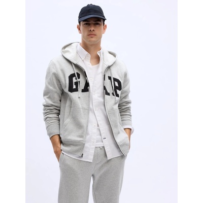 GAP pánská mikina fleece s logem 851516-19