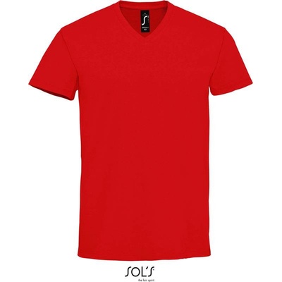 Sol's Imperial V Men pánske tričko s výstrihom do V červené