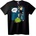 NOONEBRAND Тениска Победих COVID-19 - 2XL, Black