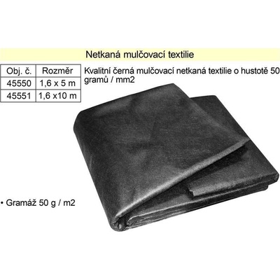 Juta netkaná textílie 1,6 x 5 m 50 g/m²