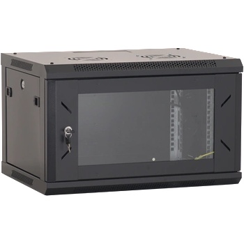 AsyTech Стелаж 6U 19' 600x600, товароносимост 80 Kg, черен - ASYTECH Networking ASY-6U-6060W (ASY-6U-6060W)