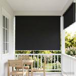 vidaXL Щора за открито с UV защита Антрацит 100 x 230 см (Ш x В) (42041216)