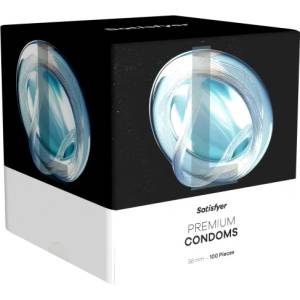 Satisfyer 100 бр. По-големи презервативи Satisfyer 56 мм
