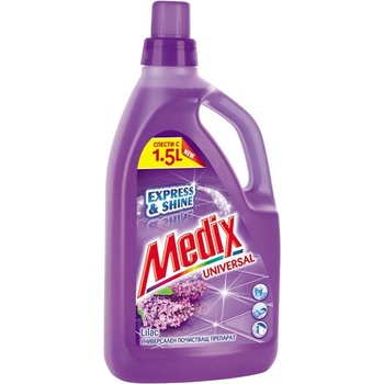Medix Препарат за почистване Express & Shine, универсален, люляк, 1.4 L, виолетов