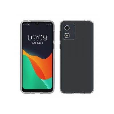 kwmobile Прозрачен калъф за Motorola Moto E13 - прозрачен