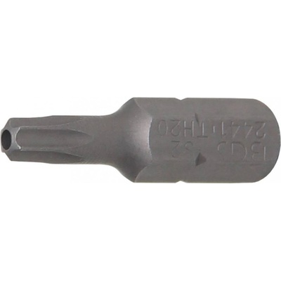 Bit technic 6.3 mm 1/4" uchytenie T Star bezpečnostný s dierou pre Torx T20 BGS 2441