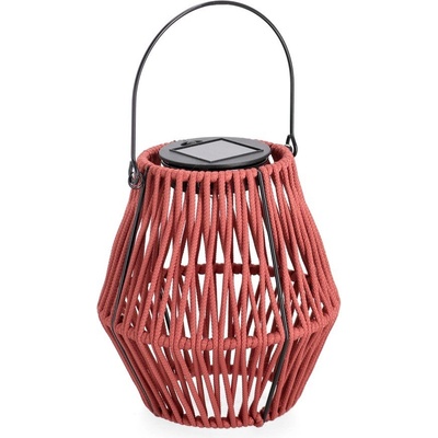 Yes Everyday Червен LED фенер със соларен панел (височина 17 cm) Juny - Yes Everyday (0828276)