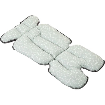 BabyJem Подложка за количка и столче за хранене BabyJem - Flower, Green (507)