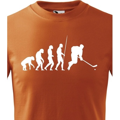 dětské tričko Evoluce hokej Oranžová