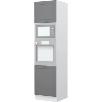 Висок шкаф за вграждане на фурна и микровълнова Tara K23-60-RM/4