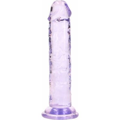 Realrock gelové dildo s přísavkou 13 cm fialové
