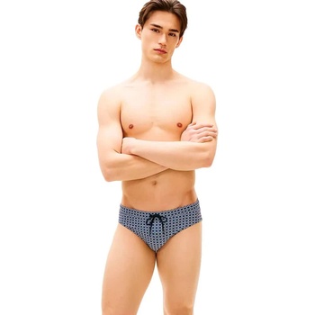 Tommy Hilfiger Бански гащета Tommy hilfiger UM0UM03741 swimming brief - Blue (Mini H Geo Aegean Sea)