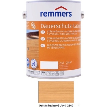 Remmers Dauerschutz Lasur UV 2,5 l bezfarebná