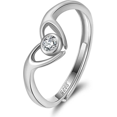 Majya Stříbrný nastavitelný prsten ADELINE 11366