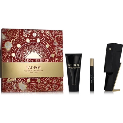 Carolina Herrera Carolina Herrera Bad Boy SET: EDT 100 ml + EDT 10 ml + Sprchový gél 100 ml Pre mužov EDT