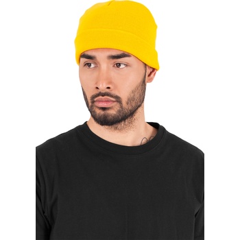 Urban Classics Шапка бийни в жълт цвят Heavyweight Beanie goldUB-1500KC-00109 - Жълт, размер one size