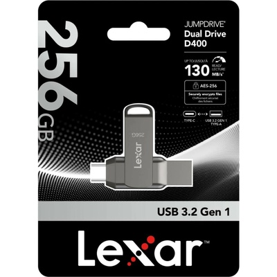 Lexar JumpDrive D400 Dual 256GB LJDD400256G-BNQNG