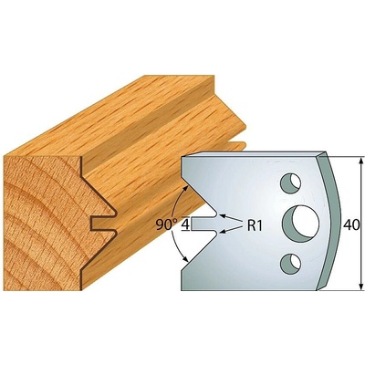 IGM Professional IGM Profil 071 - pár nožov 40x4mm SP F026-071