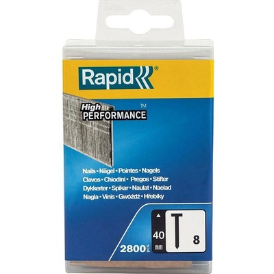 Rapid Páskované hřebíky typ 8, 40 mm, ø 1,25 mm, 2800 ks 5000185