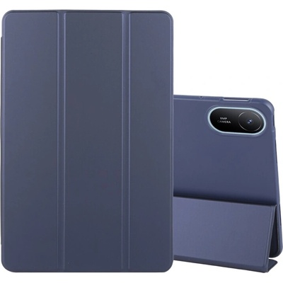 Vsetkonamobil 107910 LEATHER Zaklápací kryt pre Huawei MatePad SE 11 2024 tmavomodrý