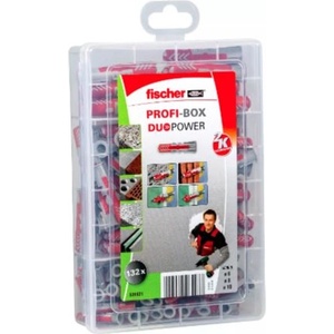 FISHER КОМПЛЕКТ ДЮБЕЛИ fischer 538621 duopower profi box 132бр (538621)