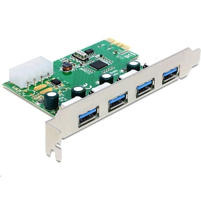 Delock PCI Express карта с 4 USB 3.0 порта, Delock - 89363 (89363)